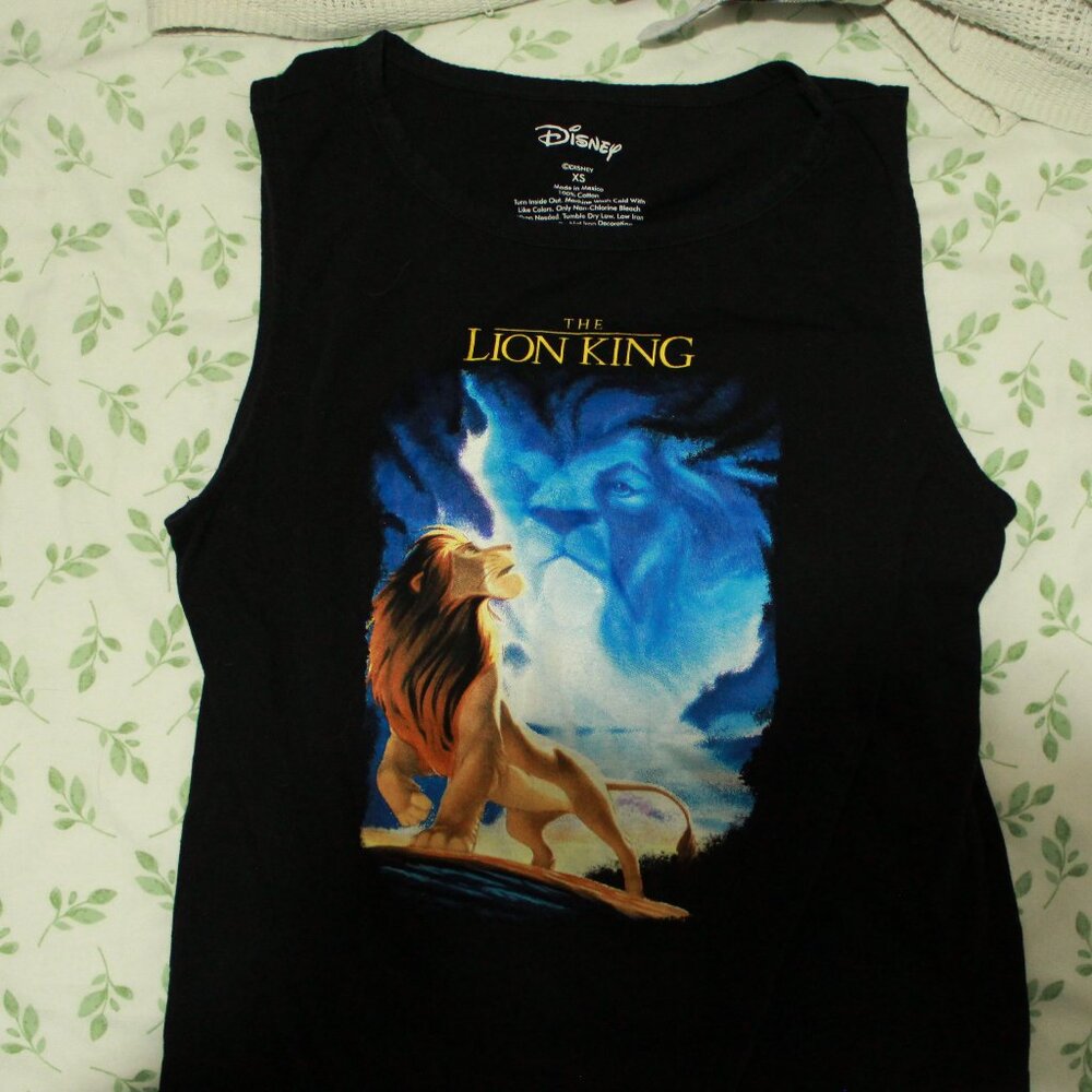 Hot Topic The Lion King Women's Black Simba Tank Top